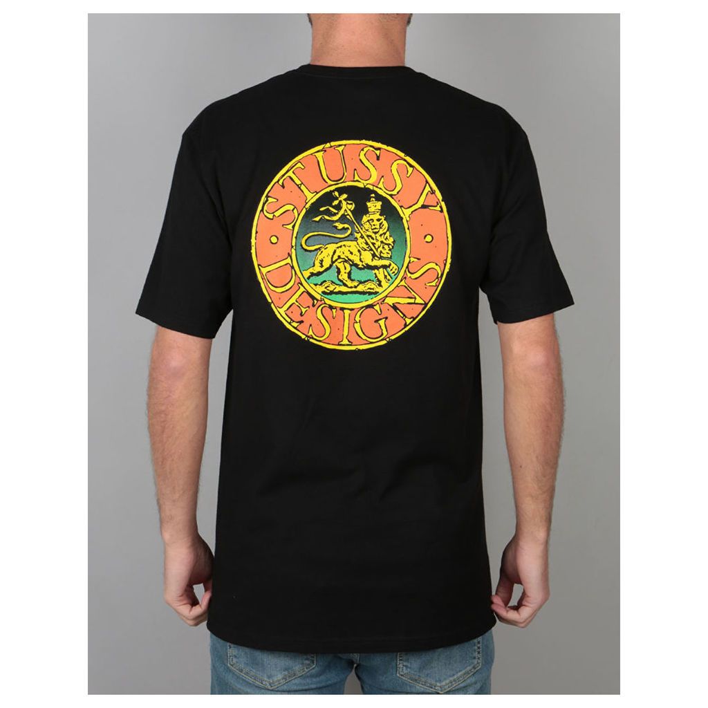 StÃ¼ssy Lion Seal T-Shirt - Black (L)