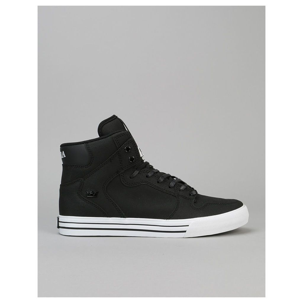Supra Vaider Skate Shoes - Black/White (UK 7)