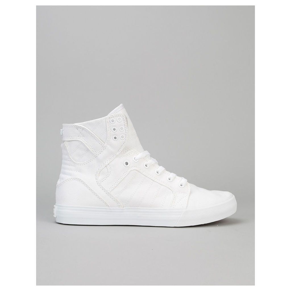 Supra Skytop D Skate Shoes - White/White (UK 7)