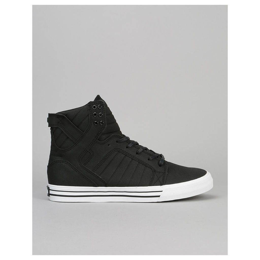Supra Skytop Skate Shoes - Black/White-White (UK 7)