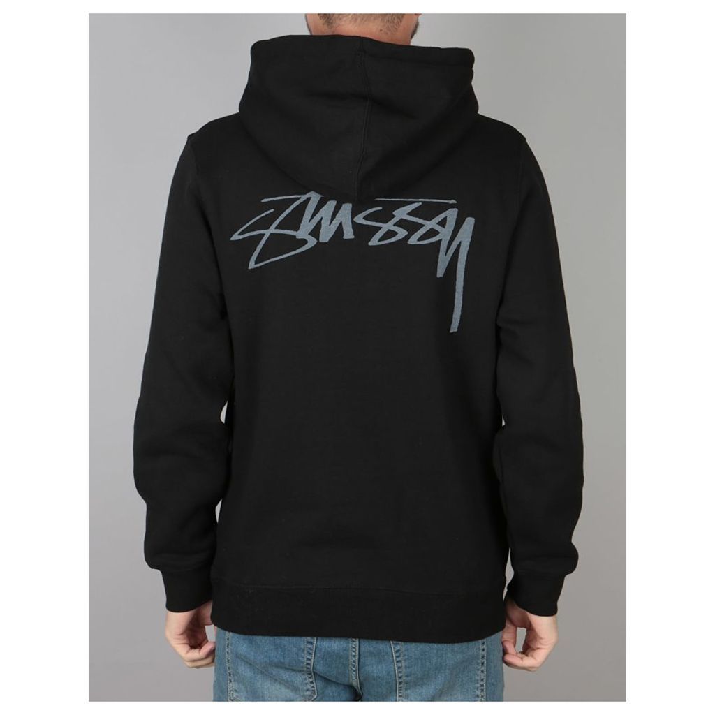 StÃ¼ssy Smooth Stock Pullover Hoodie - Black (L)