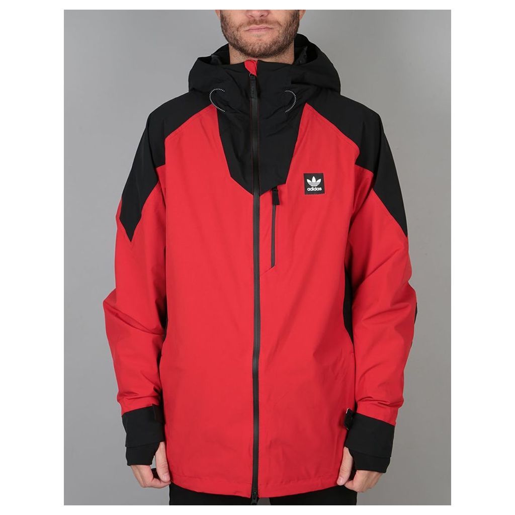 Adidas Major Stretchin It 2018 Snowboard Jacket - Scarlet/Black (M)