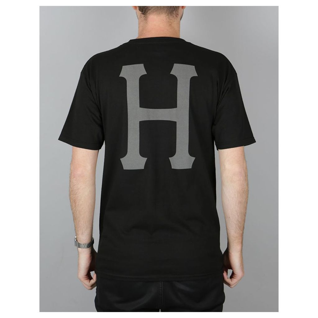 HUF Classic H T-Shirt - Black/Grey (S)