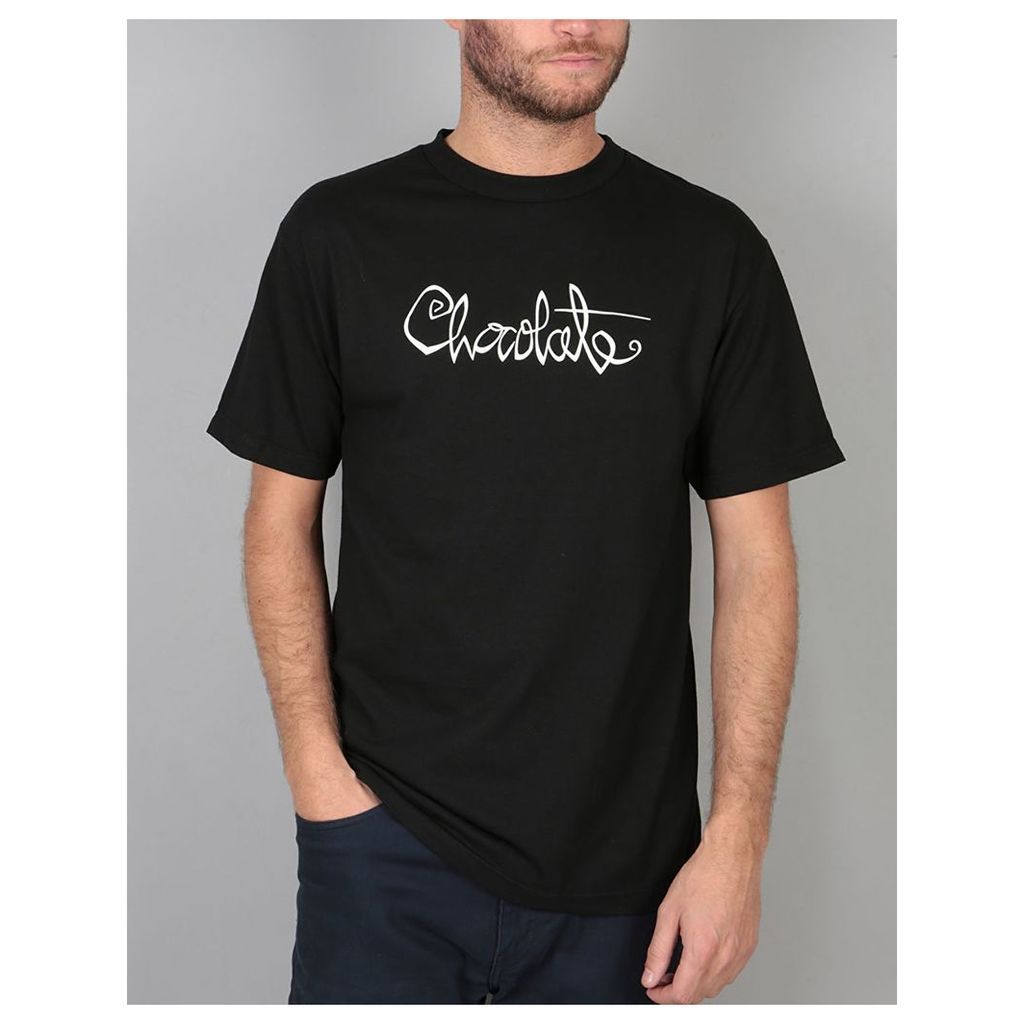Chocolate Original Script T-Shirt - Black (S)