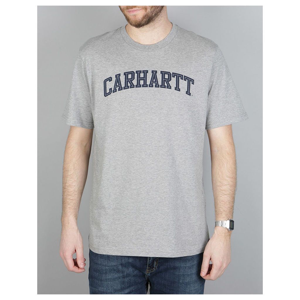 Carhartt S/S Yale T-Shirt - Grey Heather/Navy (XL)