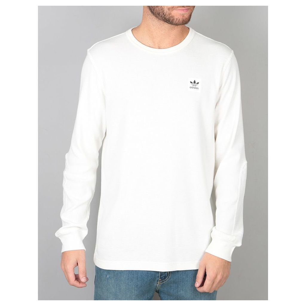 Adidas Thermal L/S T-Shirt - Off White (M)