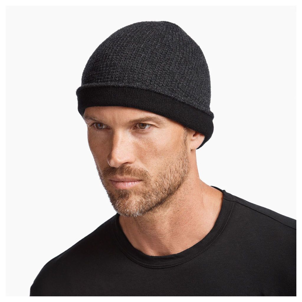 REVERSIBLE CASHMERE THERMAL BEANIE