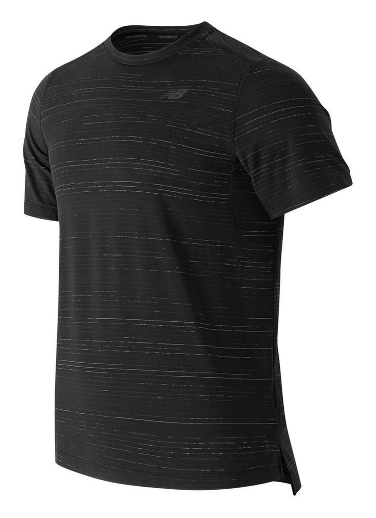 New Balance Max Speed Short Sleeve Top Men's Performance MT63032BK