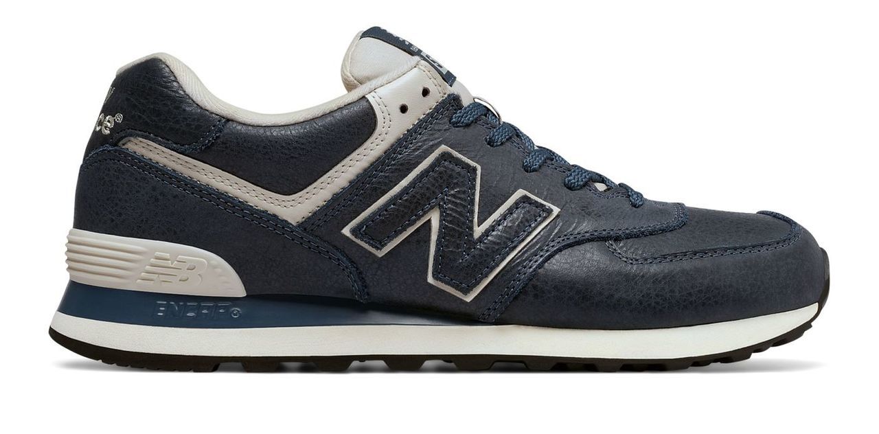 New Balance 574 Leather Men's Footwear Outlet ML574LUB