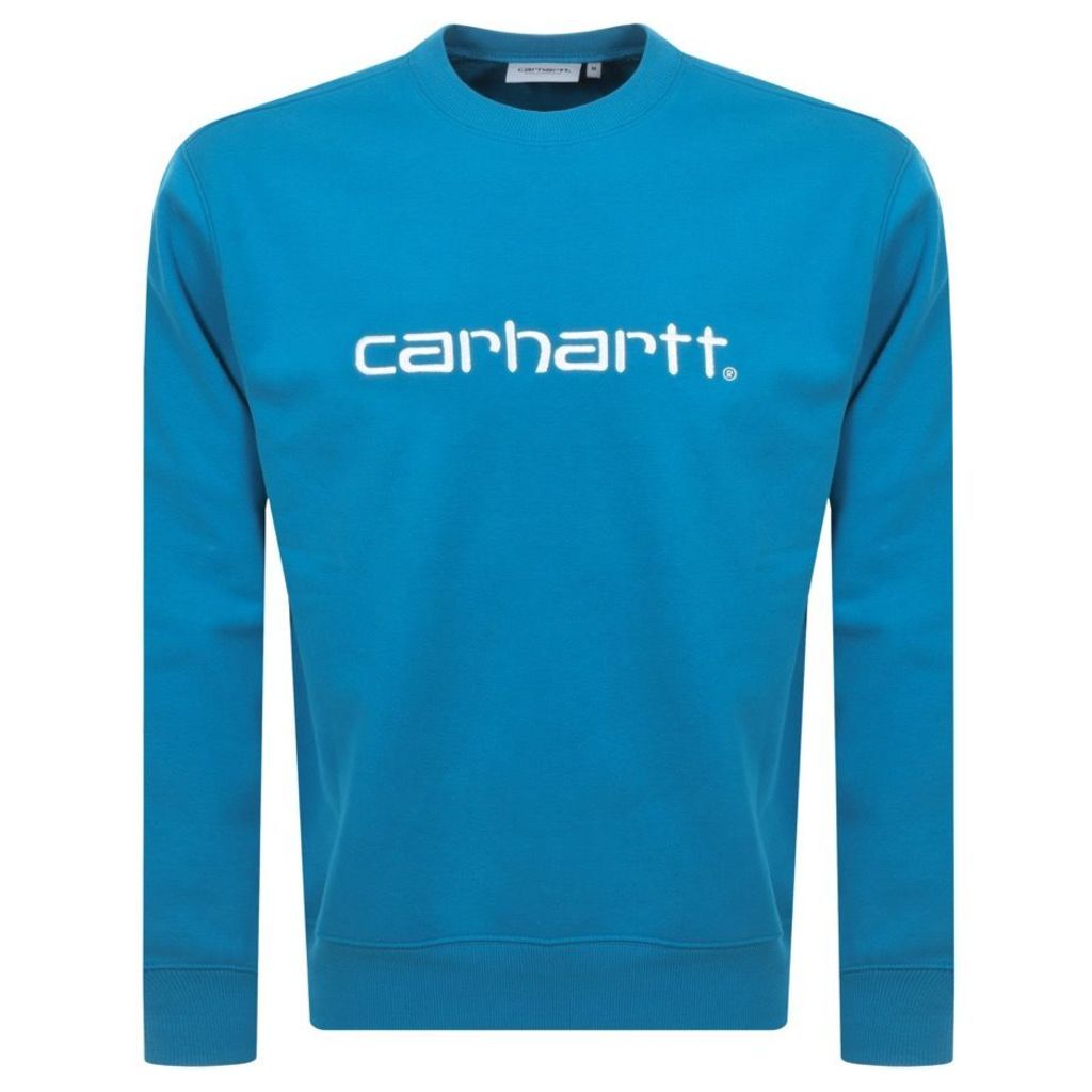 Carhartt Logo Sweatshirt Blue