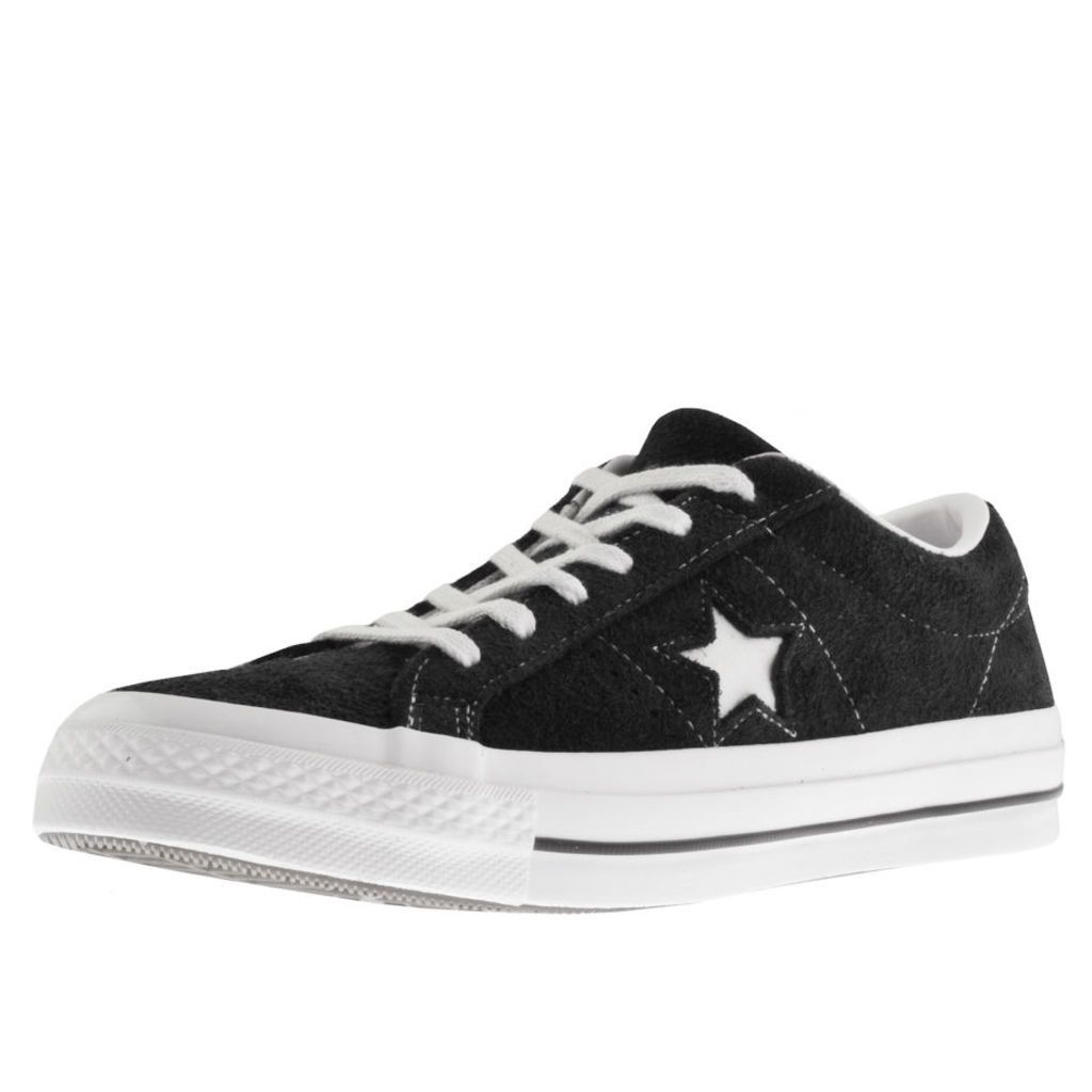 Converse One Star Suede Trainers Black