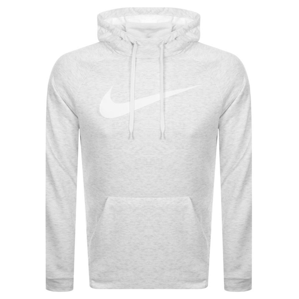 Nike Training Swoosh Logo Hoodie White