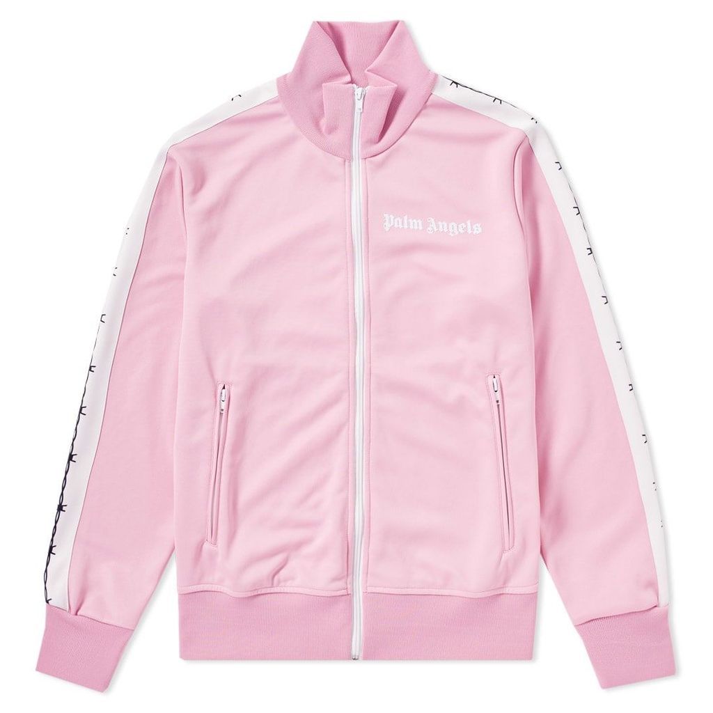 Palm Angels Taped Track Jacket Pink