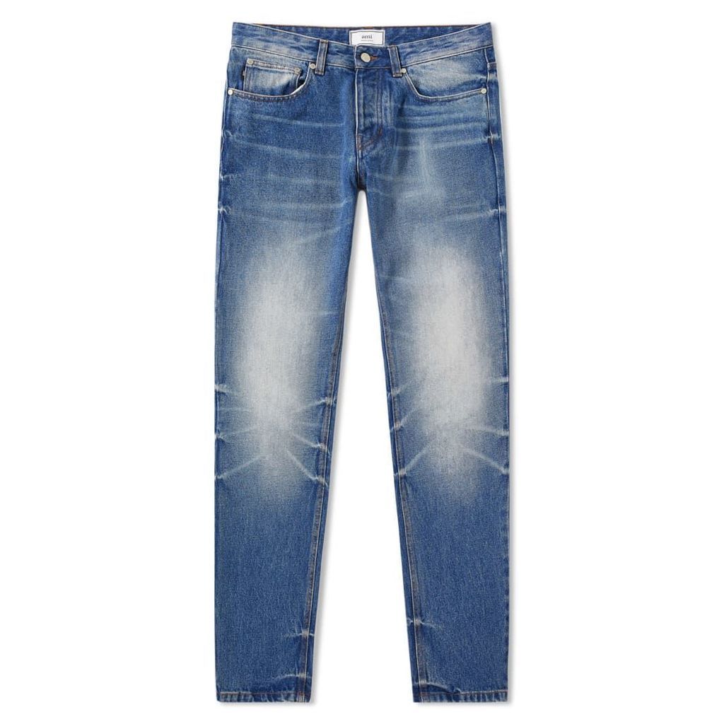 AMI Fit Jean Washed Blue