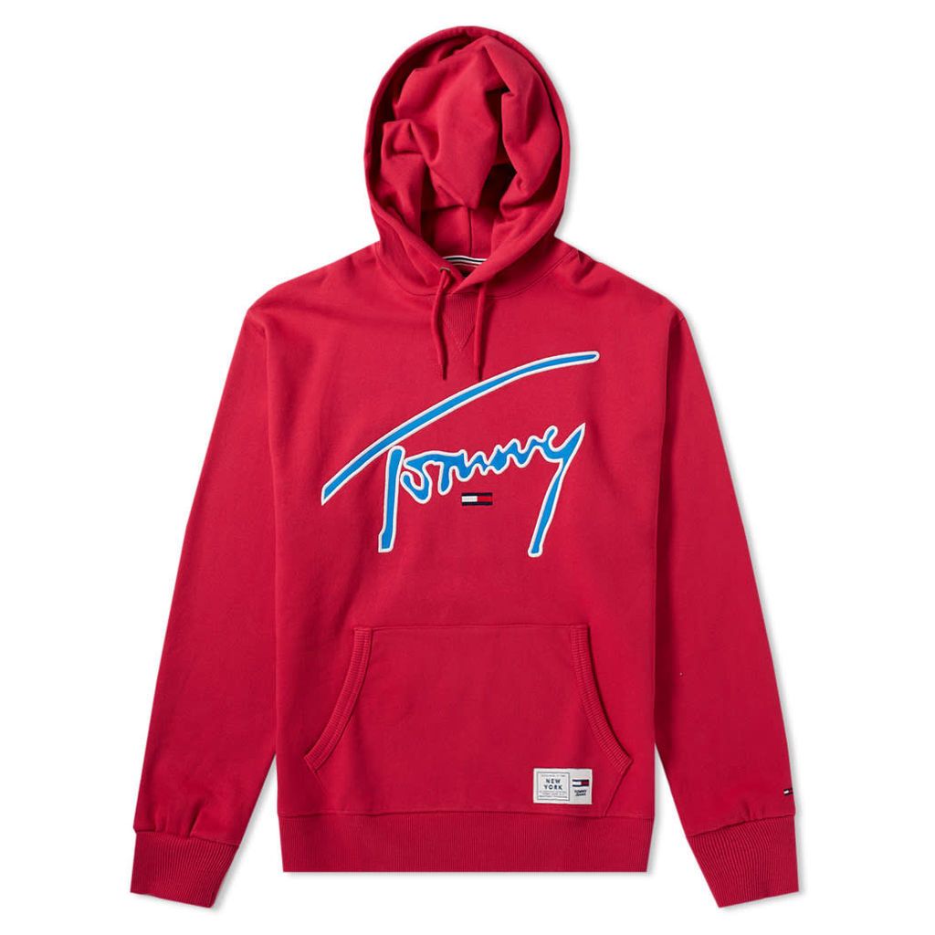 Tommy Jeans Signature Hoody Cerise