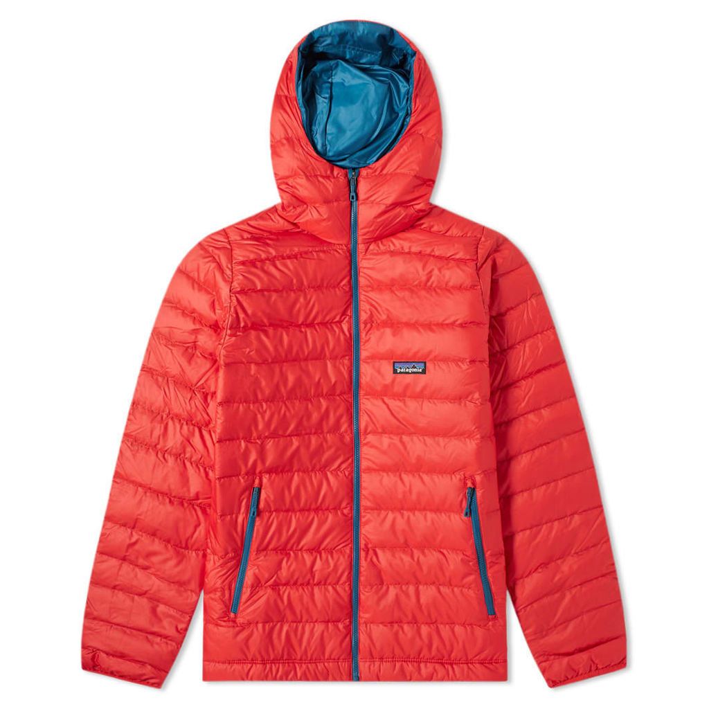 Patagonia Down Sweater Hoody Fire Red