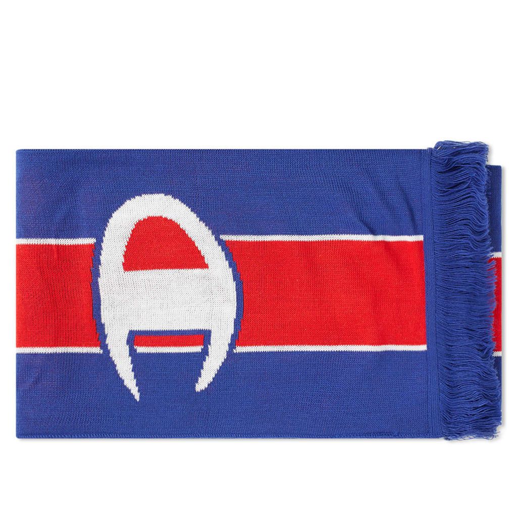 Champion Reverse Weave Logo Football Scarf Royal Blue & Red