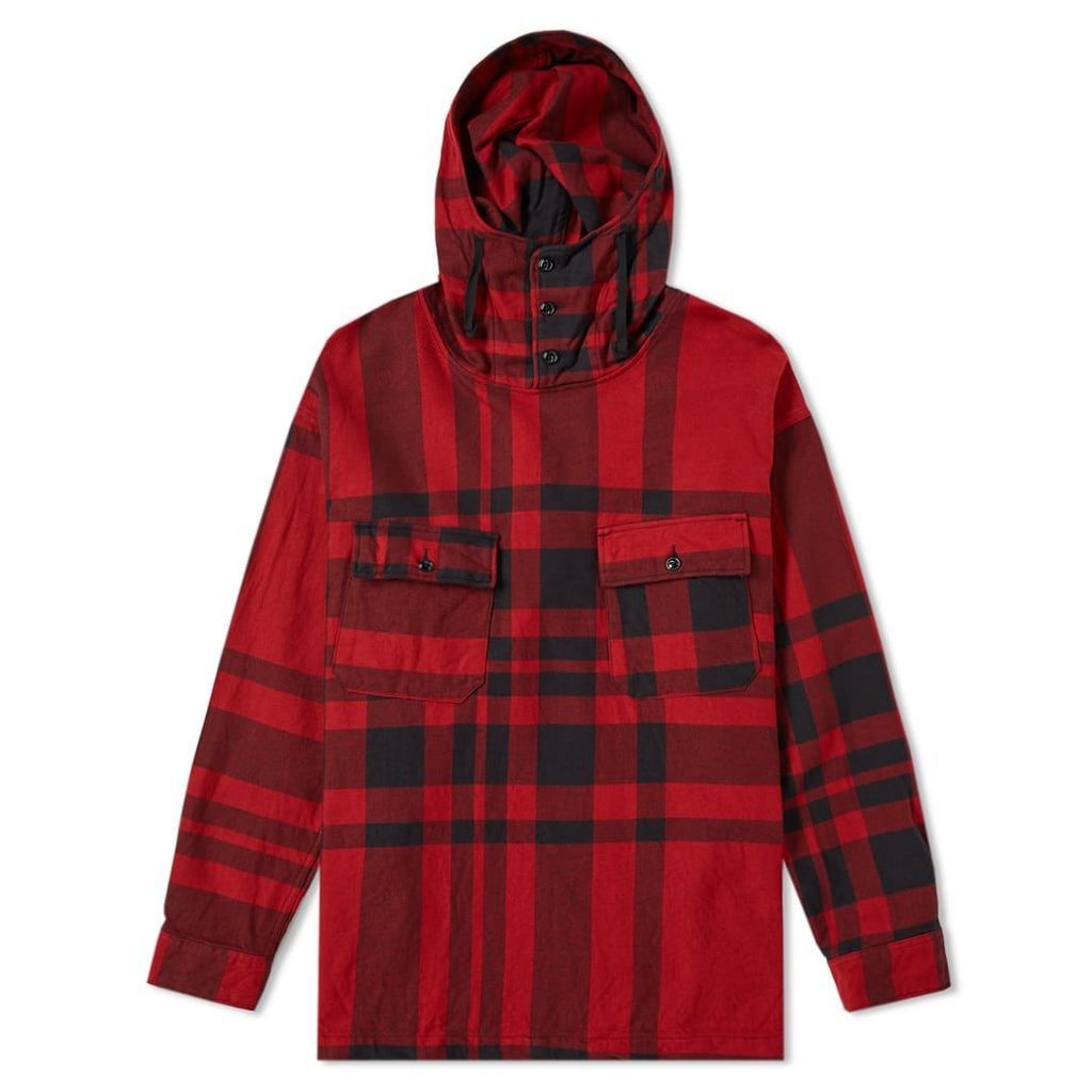 Engineered Garments Cagoule Shirt Jacket Red & Black Big Plaid