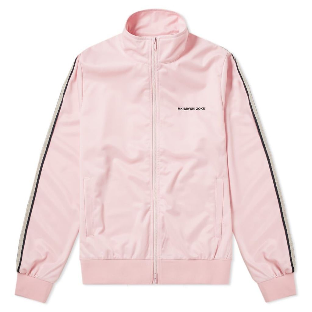 MKI Taped Track Jacket Light Pink, Navy & Off-White