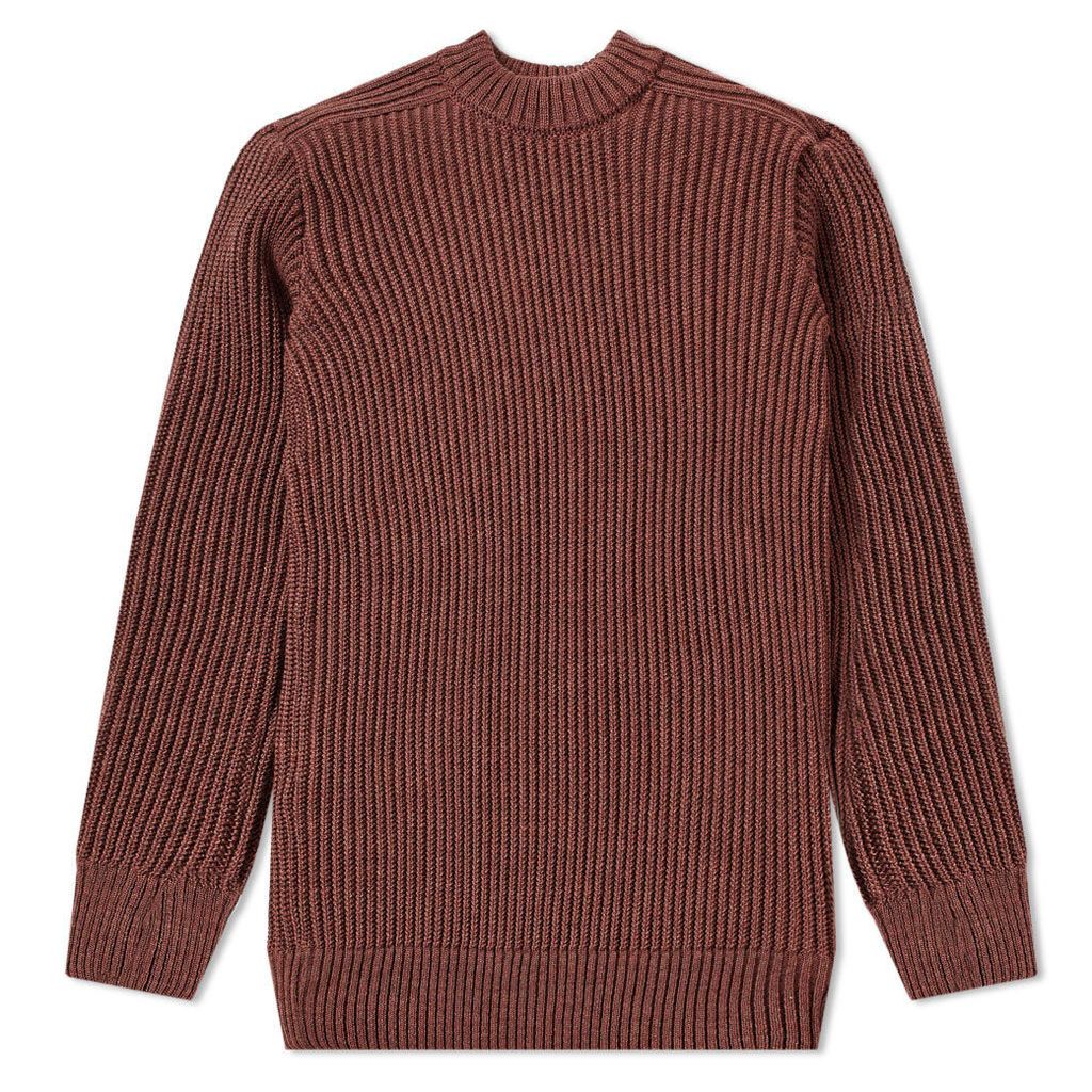 S.N.S. Herning Fang Rib Crew Knit Blended Pink