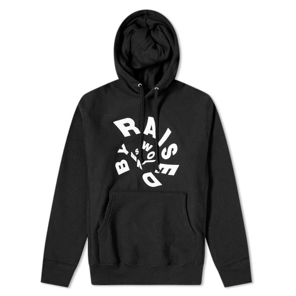 Raised by Wolves Twister Popover Hoody Black