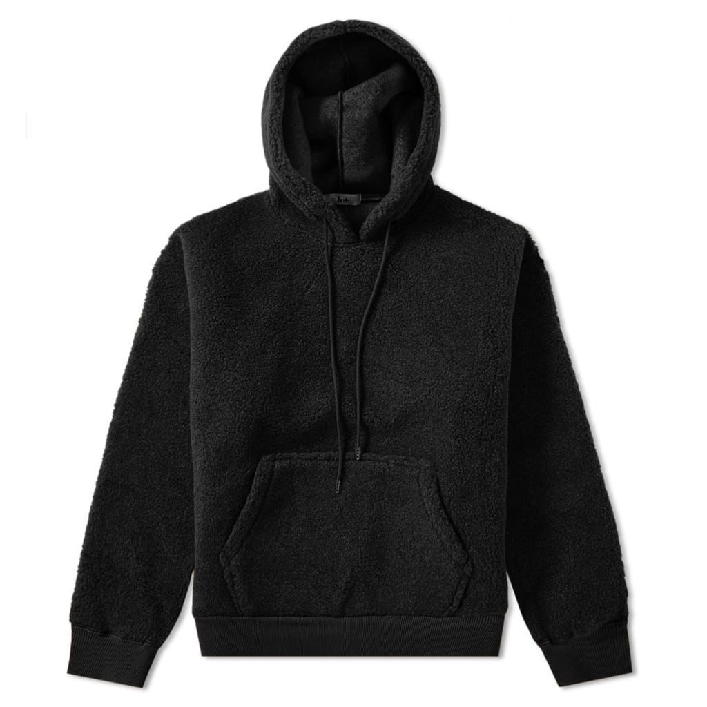 Head Porter Plus Sherpa Popover Hoody Black