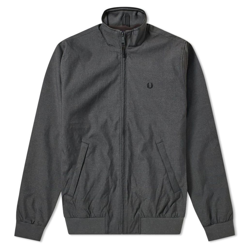 Fred Perry Marl Brentham Jacket Charcoal