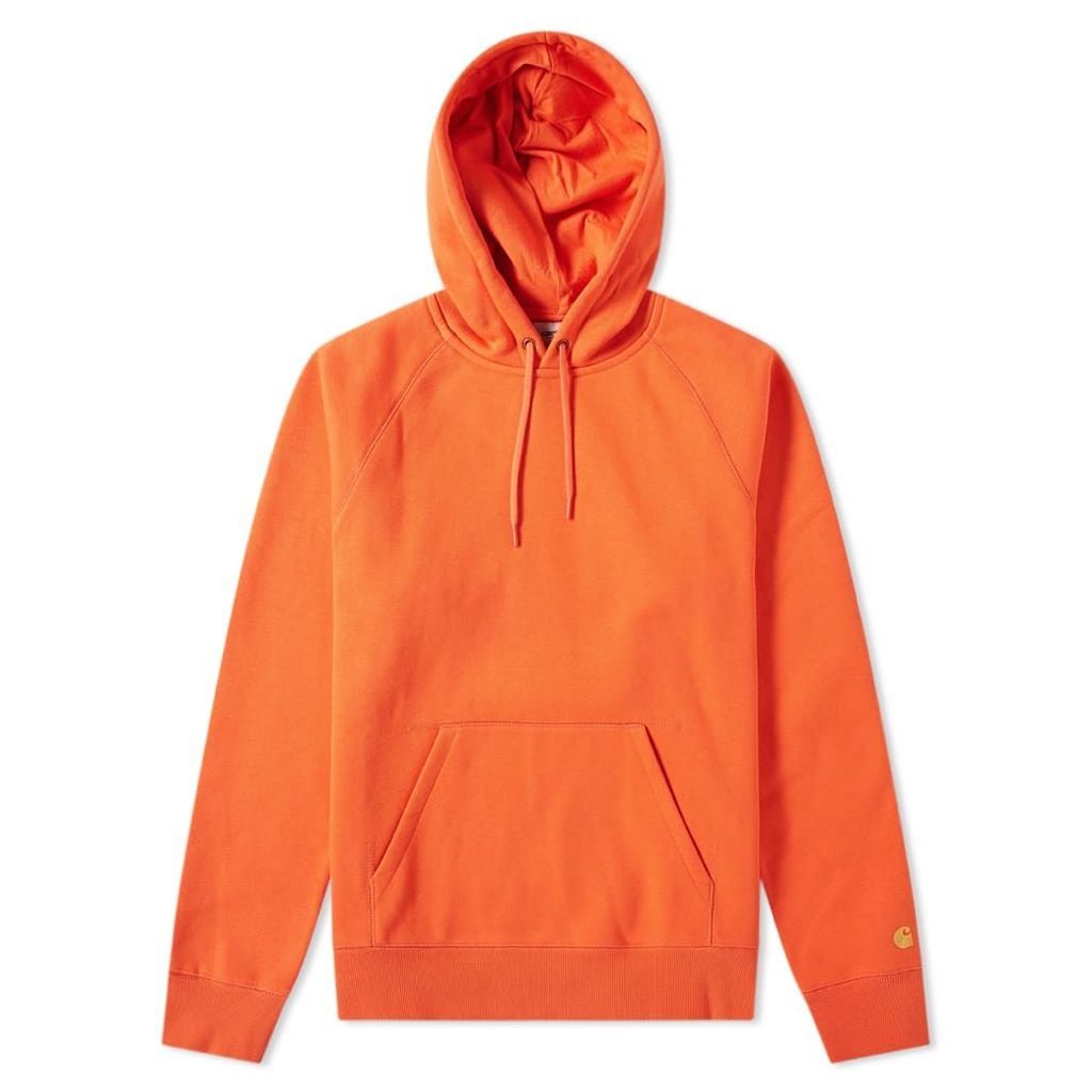 Carhartt Hooded Chase Sweat Pepper & Gold