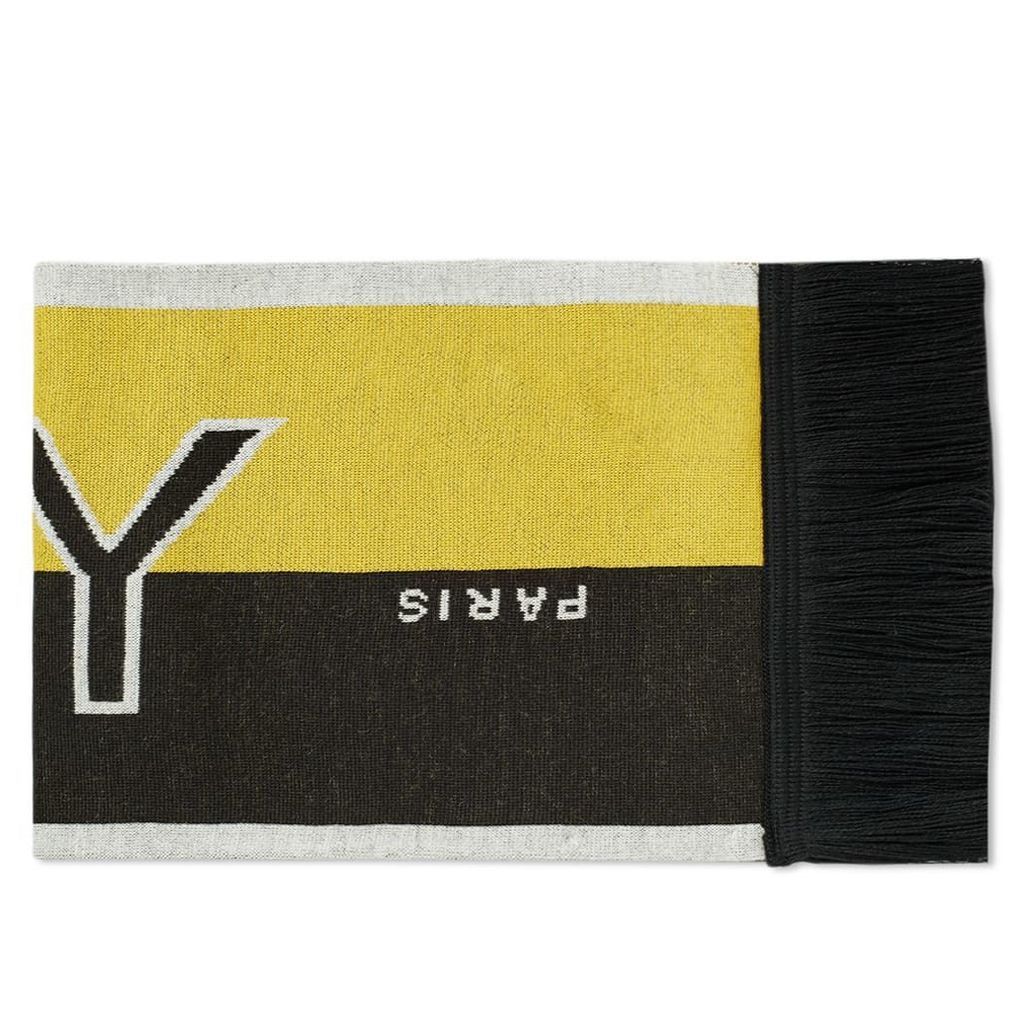 Givenchy Logo Football Scarf Black & Yellow