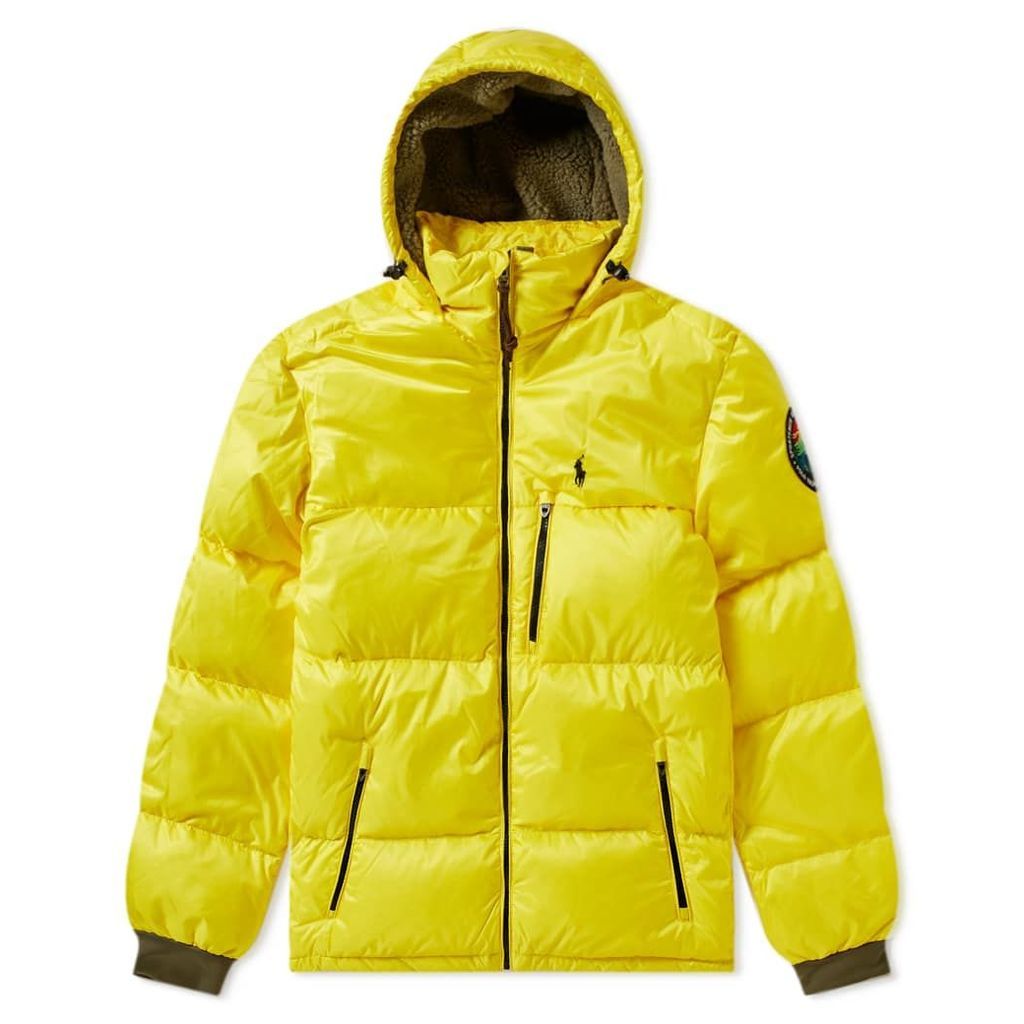 Polo Ralph Lauren Hooded Down Jacket Lemon Crush