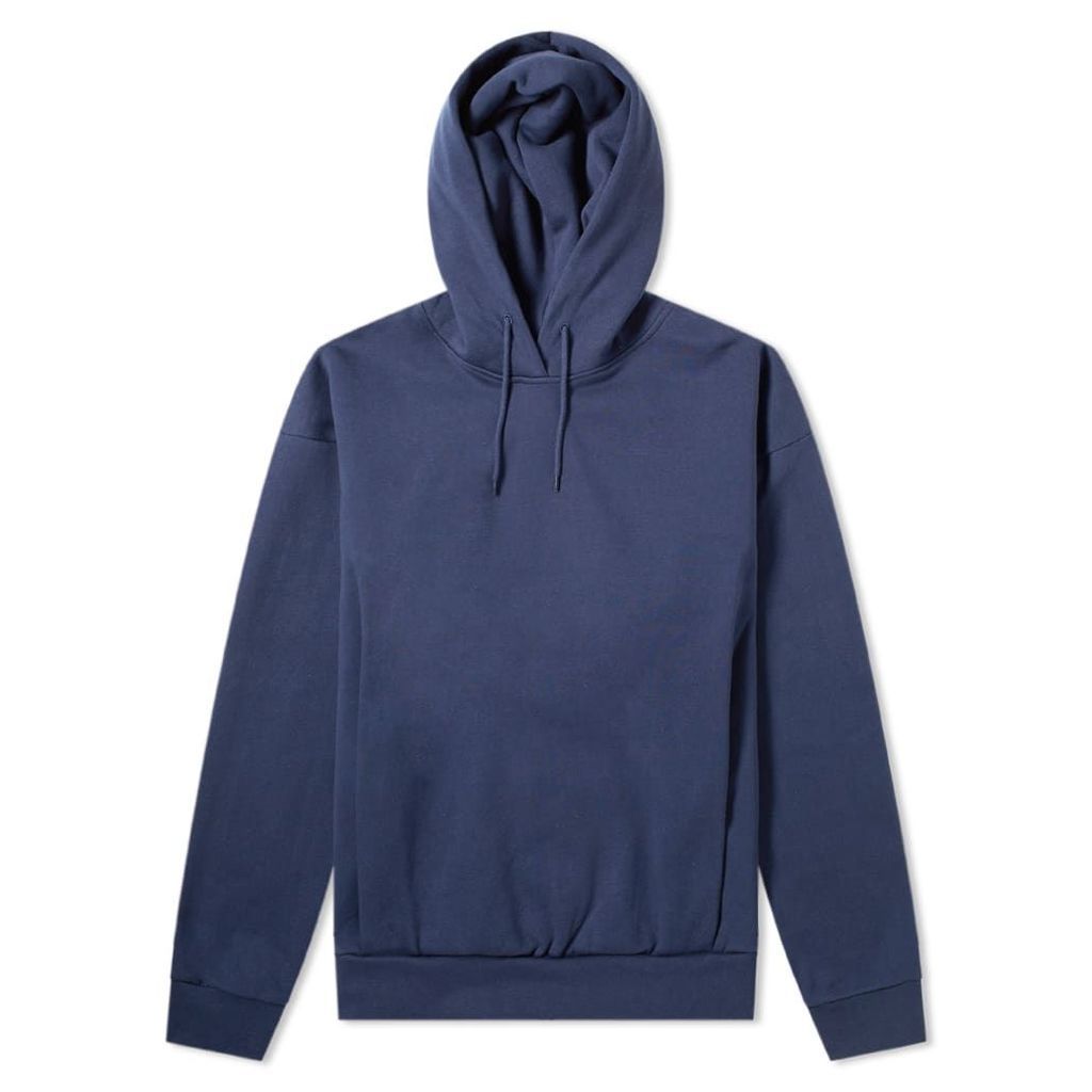 Martine Rose Embroidered Logo Popover Hoody Navy
