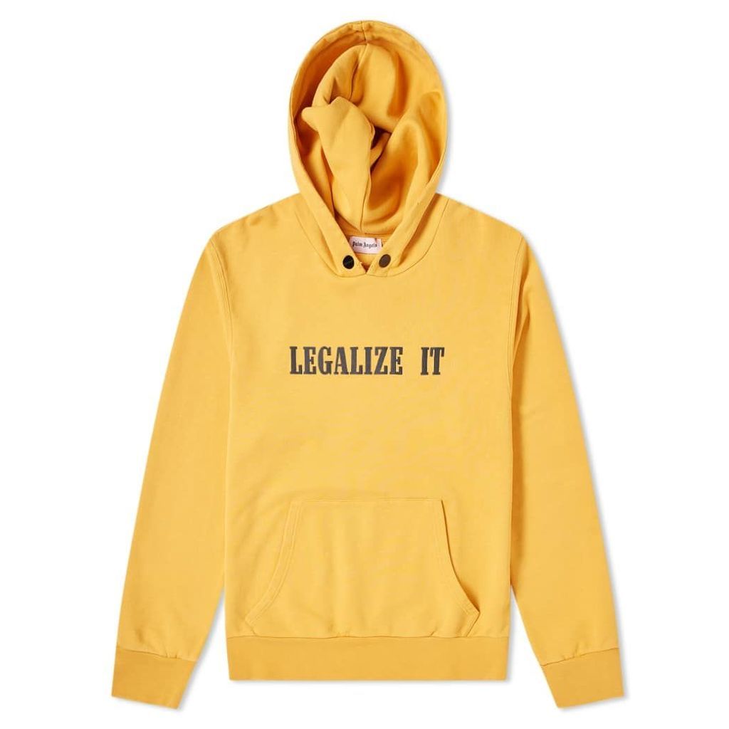 Palm Angels Legalize It Hoody Yellow & Black