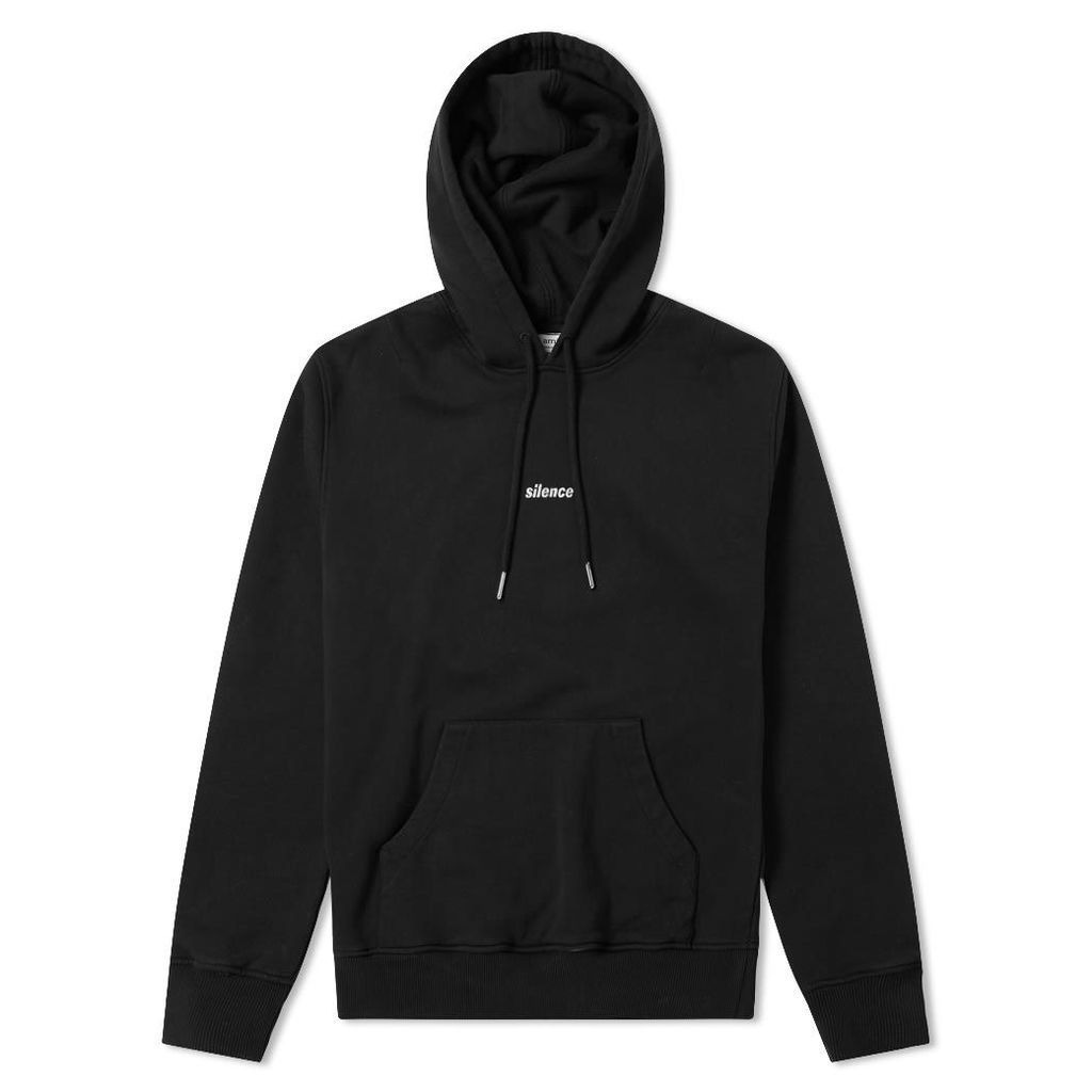 AMI Embroidered Silence Hoody Black