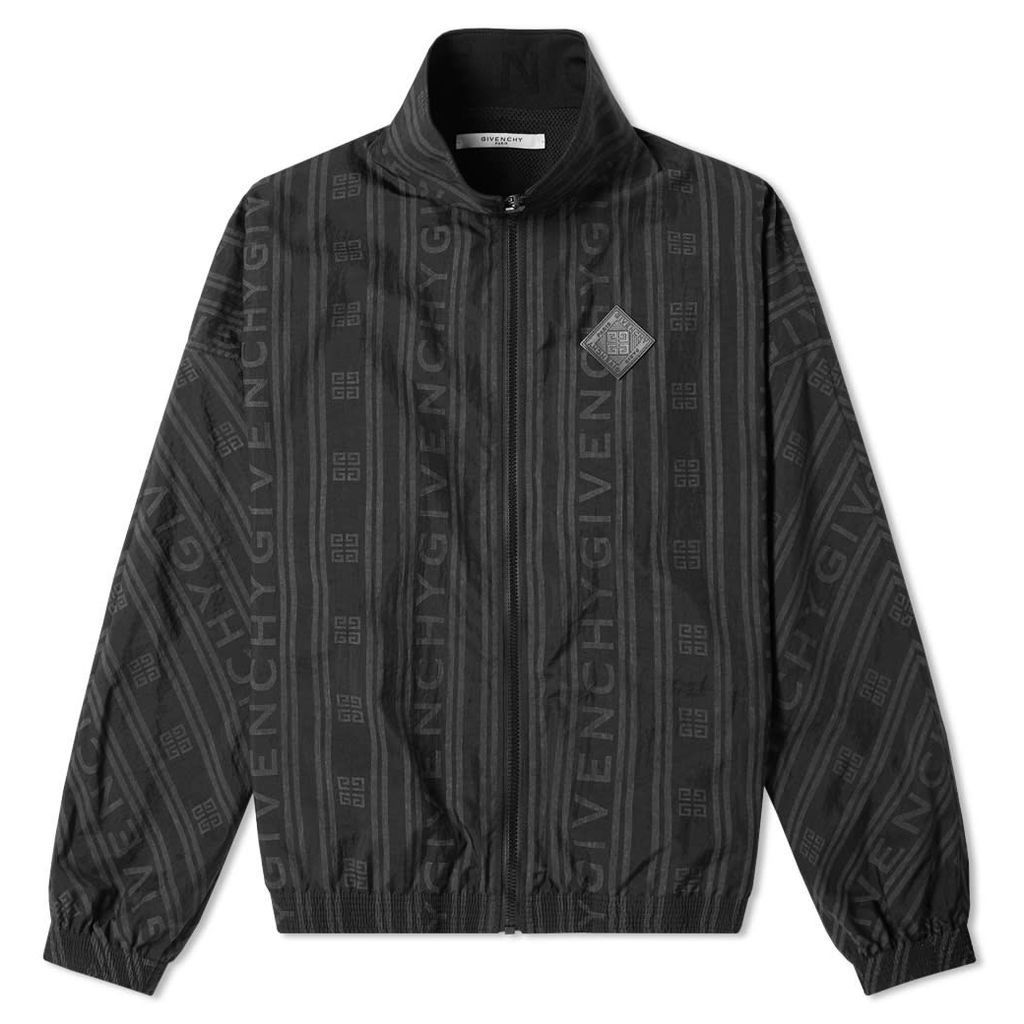 Givenchy Jacquard Logo Track Jacket Black