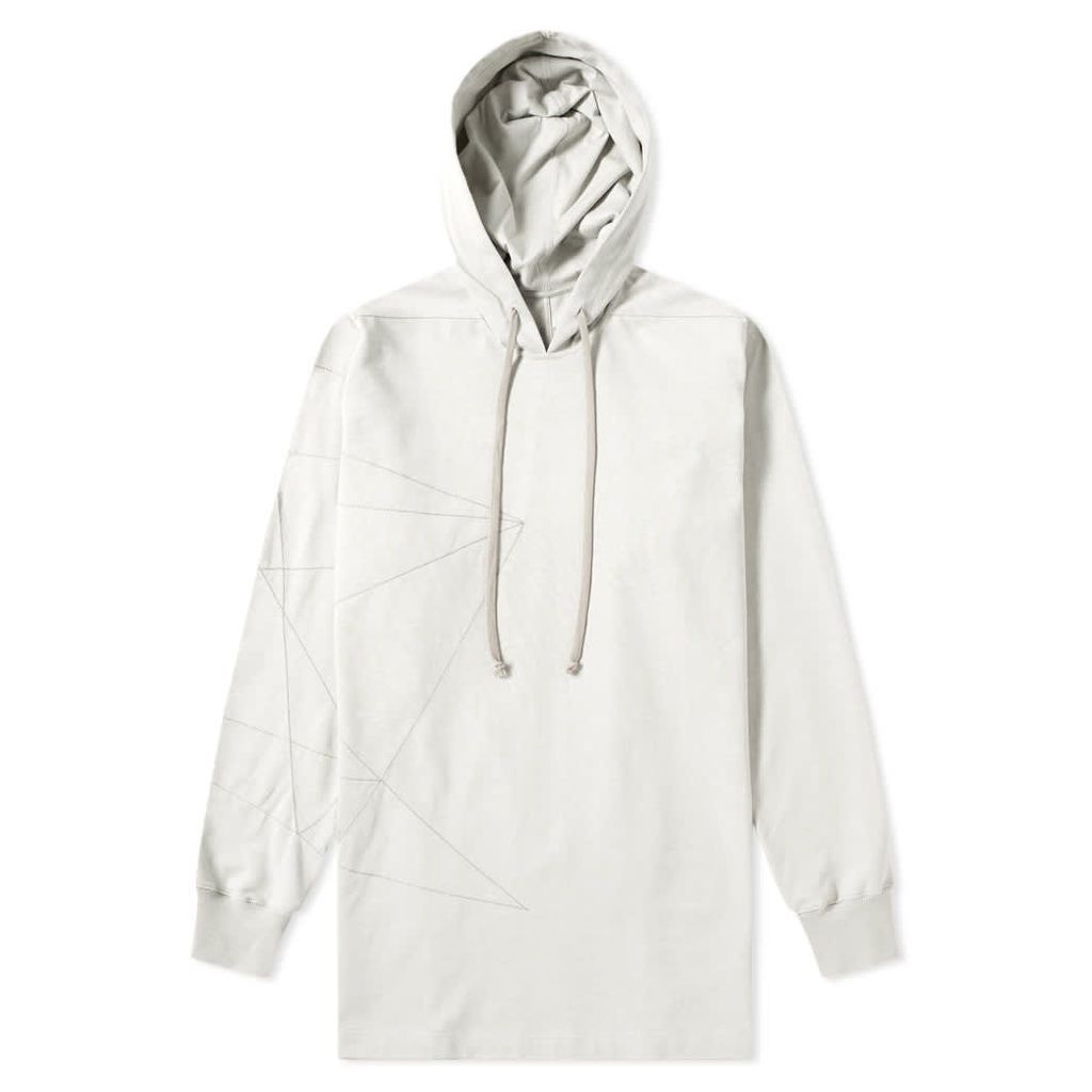 Rick Owens Embroidered Hoody Oyster
