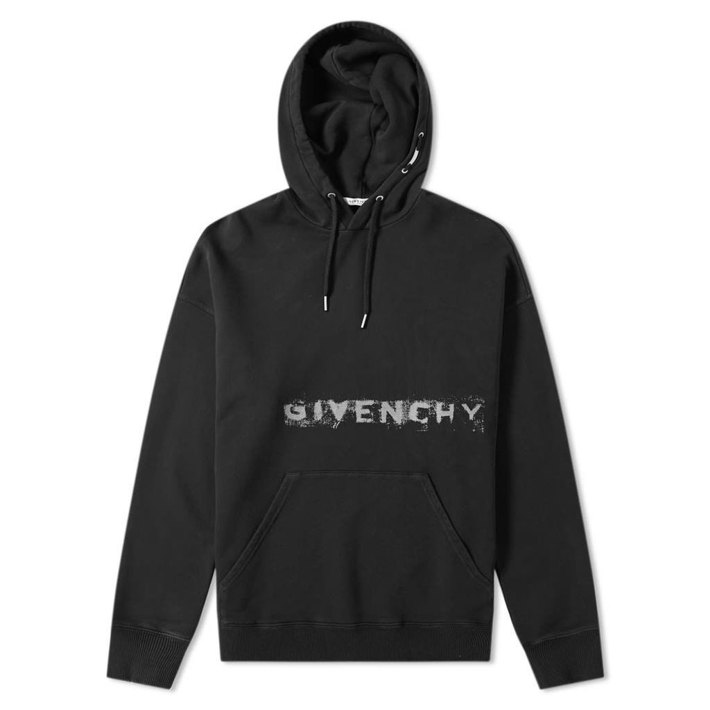 Givenchy Faded Logo Hoody Black