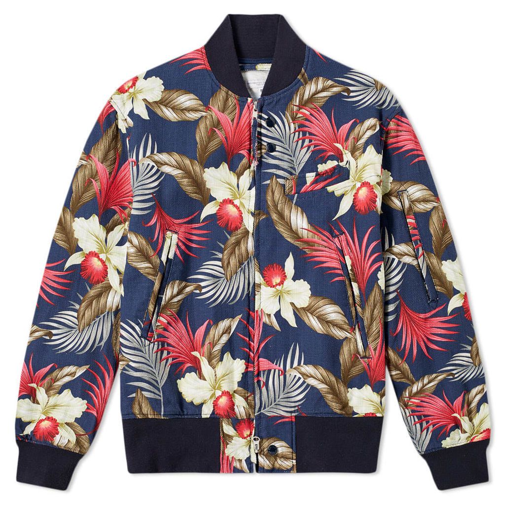 Engineered Garments Hawaiian Floral Jacket Navy