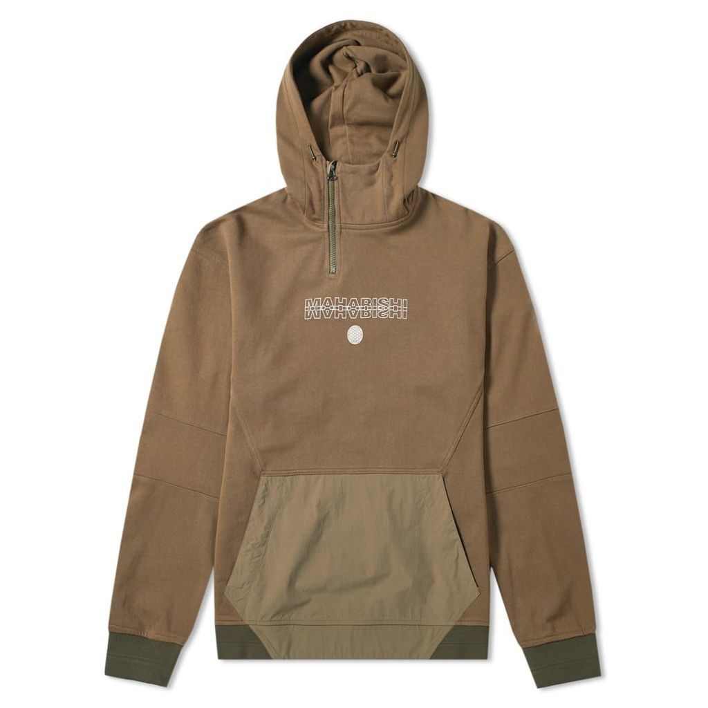 Maharishi Ghost Dragon Tech Popover Hoody Maha Olive