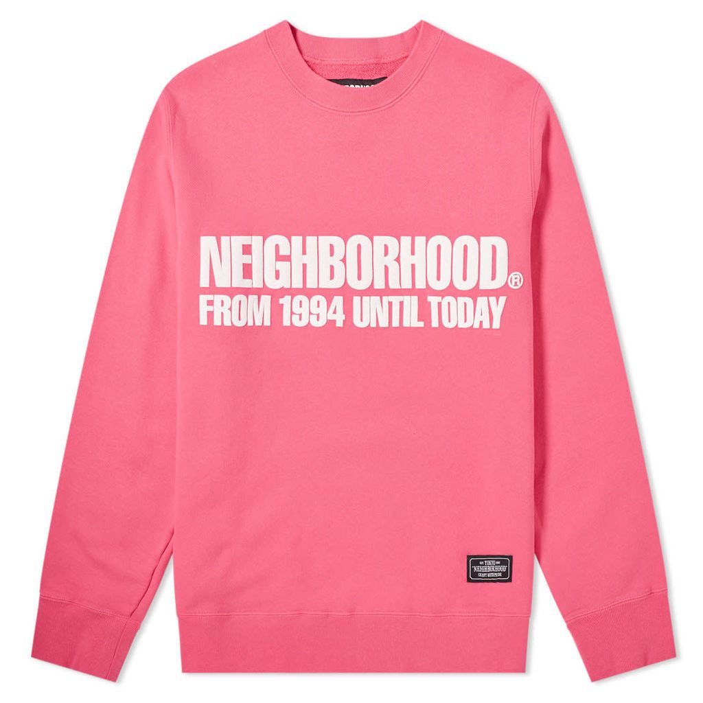 Neighborhood Classic Crew Sweat Pink