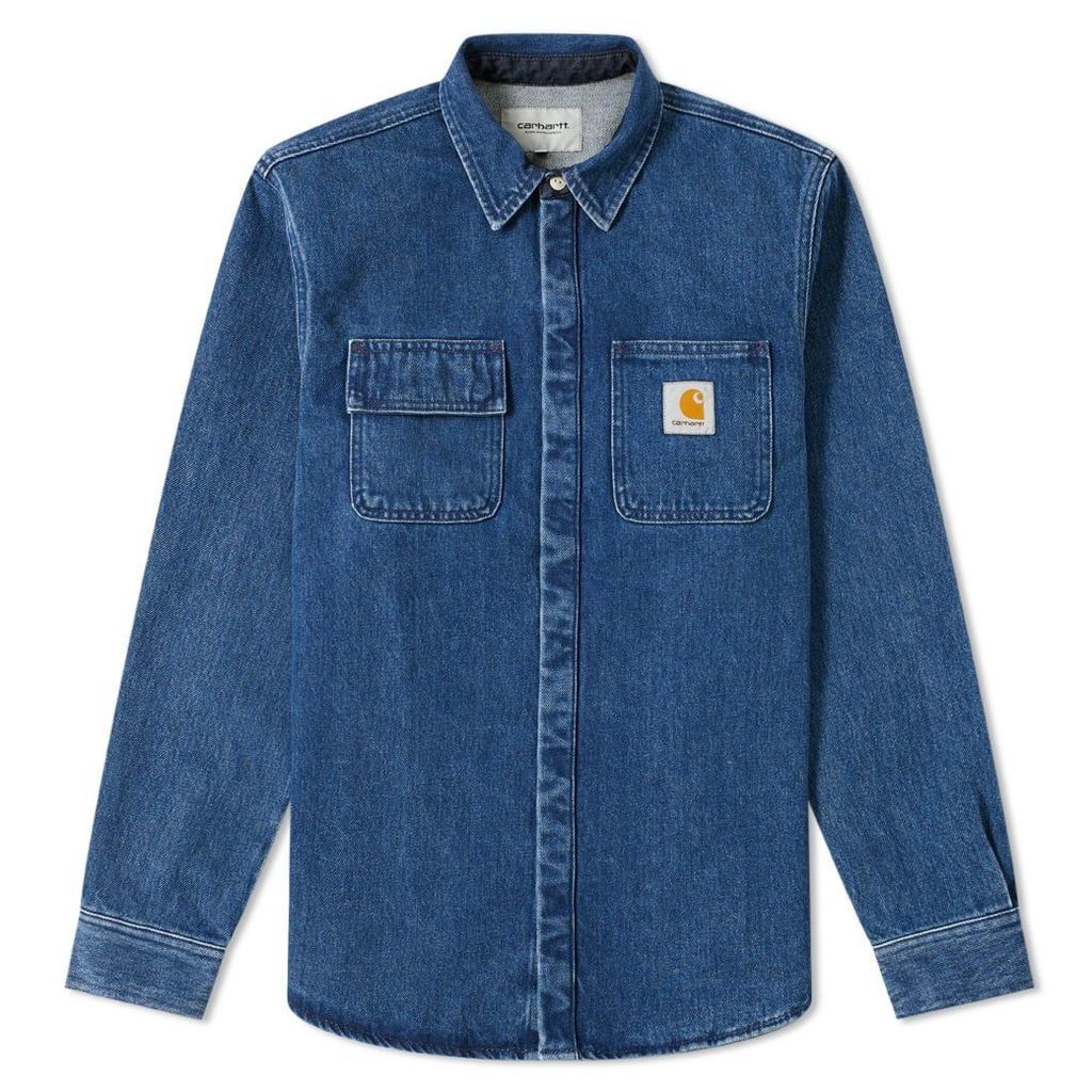 Carhartt Salinac Shirt Jacket Blue Stone Washed