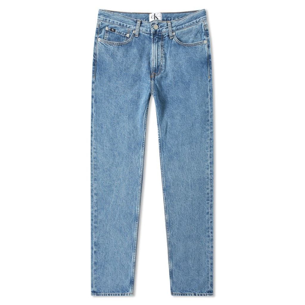 Calvin Klein 035 Straight Fit Jean Iconic Mid Stone