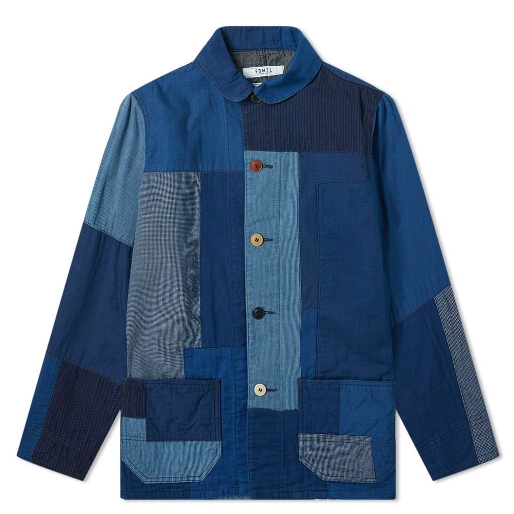 FDMTL Sashiko Coverall Jacket Indigo