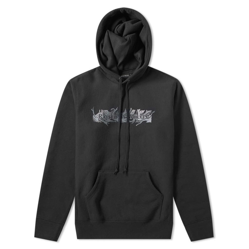 Raised by Wolves Gasoline Popover Hoody Black