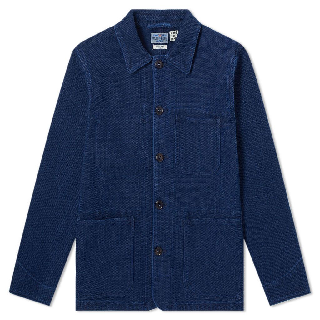 Blue Blue Japan Sashiko Coverall Jacket Indigo