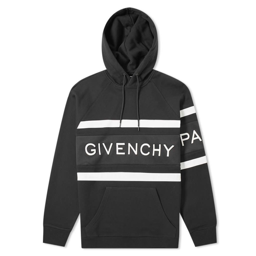 Givenchy Band Logo Hoody Black & White