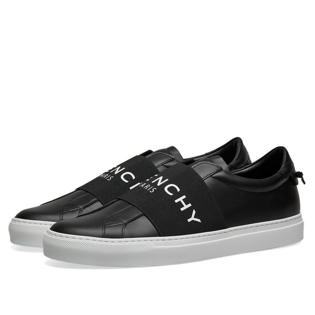 Givenchy Urban Street Low Elastic Logo Sneaker Black & White