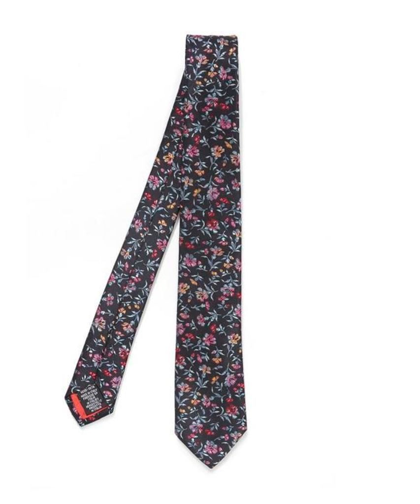 Floral Embroidered Tie