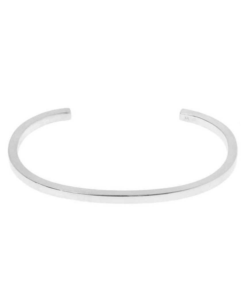 Silver 3mm Flat Bracelet