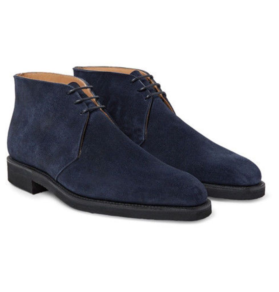 George Cleverley - Nathan Suede Chukka Boots - Navy