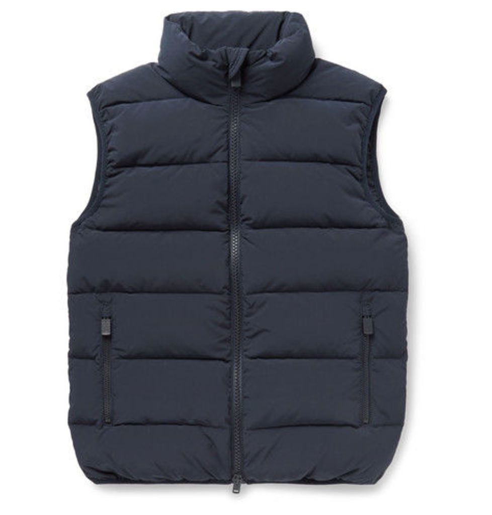 Aspesi - Agile Quilted Shell Down Gilet - Navy